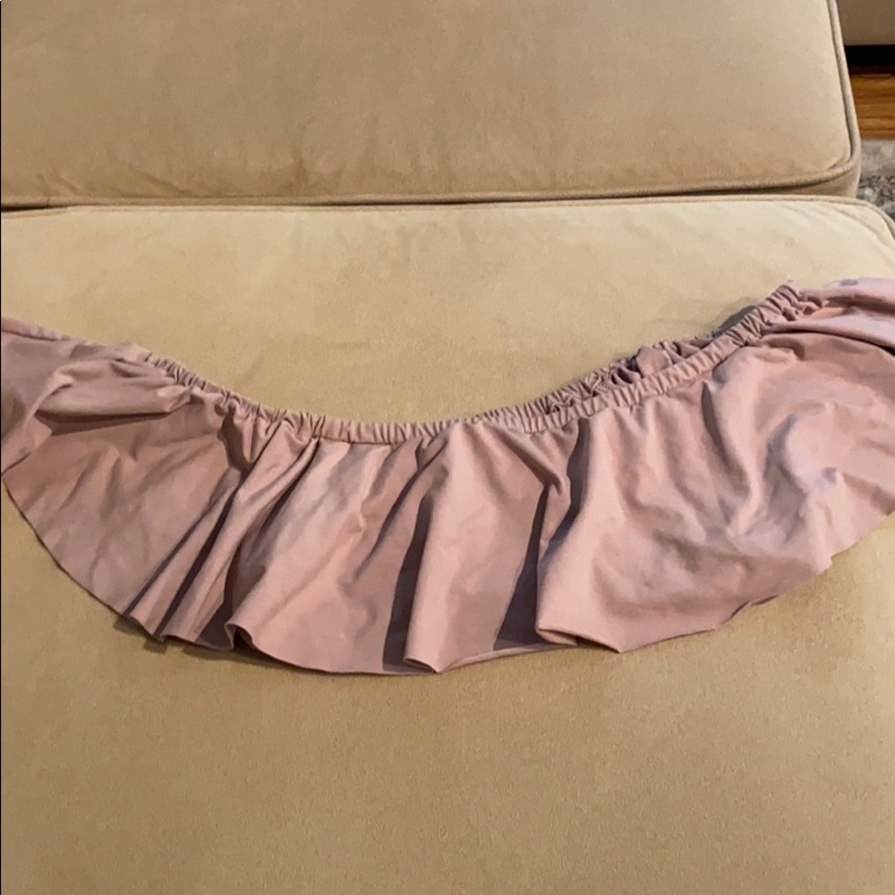 LSpace off the shoulder swim top size small